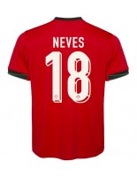 Portugal Ruben Neves #18 Hjemmedrakt EM 2024 Korte ermer